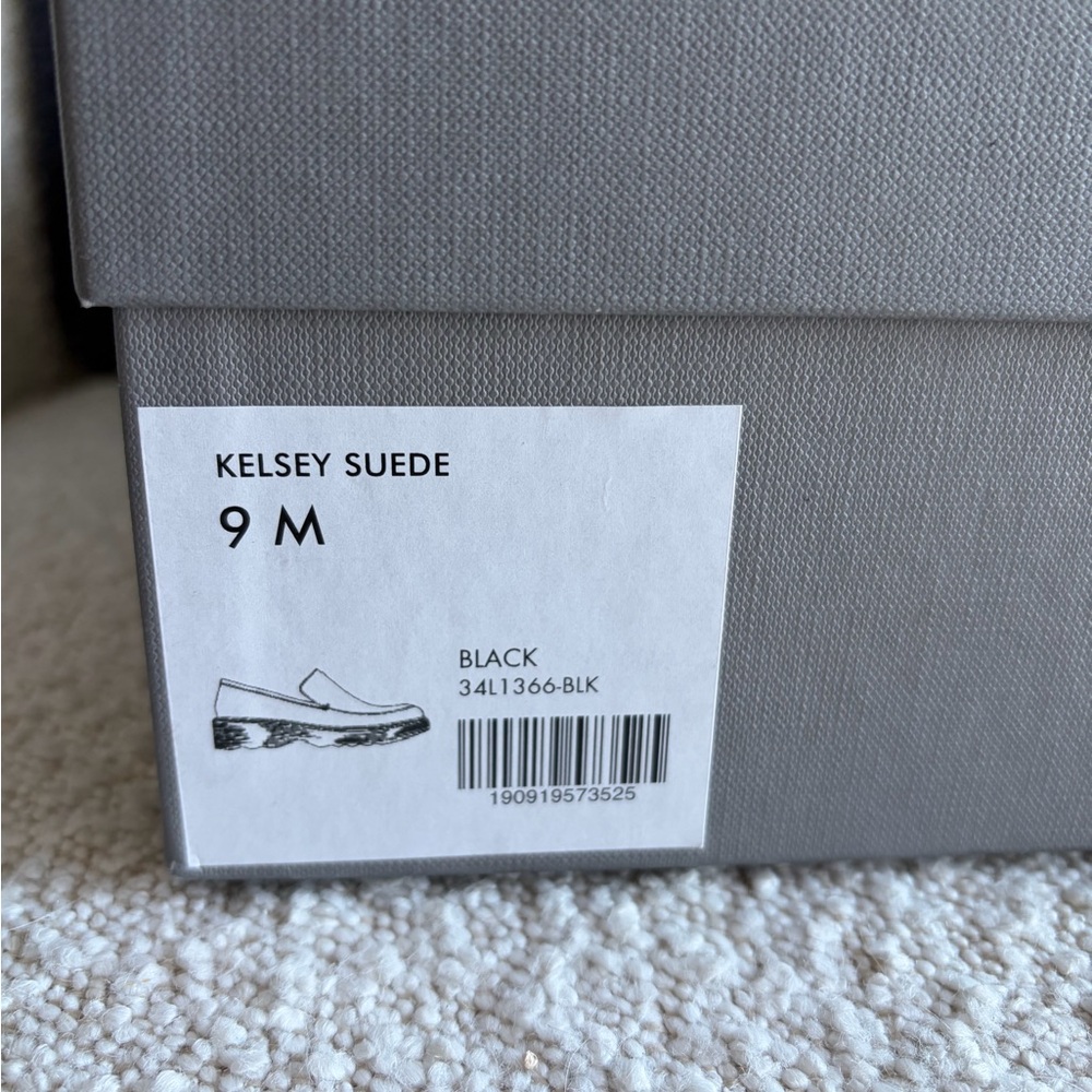 Aquatalia Women's Kelsey Weatherproof Suede Platform Loafers~ size 9 - Picture 12 of 15